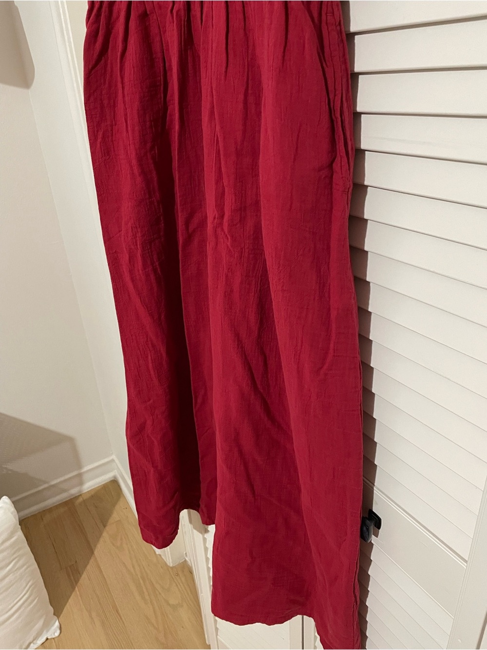 Sleeveless Smocked Maxi Dress in Poppi Red - Picture 10 of 10